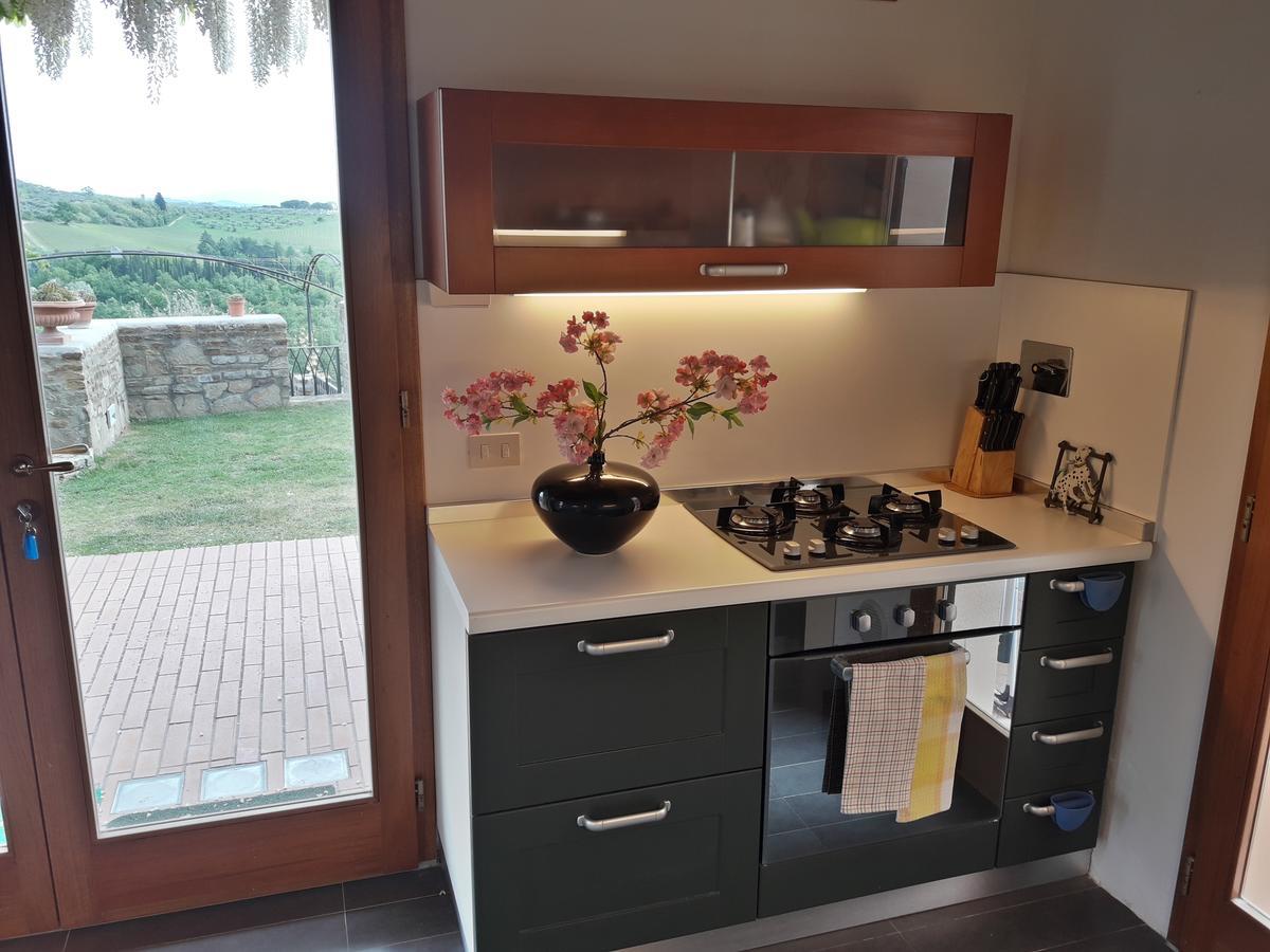 Ferienwohnung La Rocca Di Montalbino Montespertoli Exterior foto