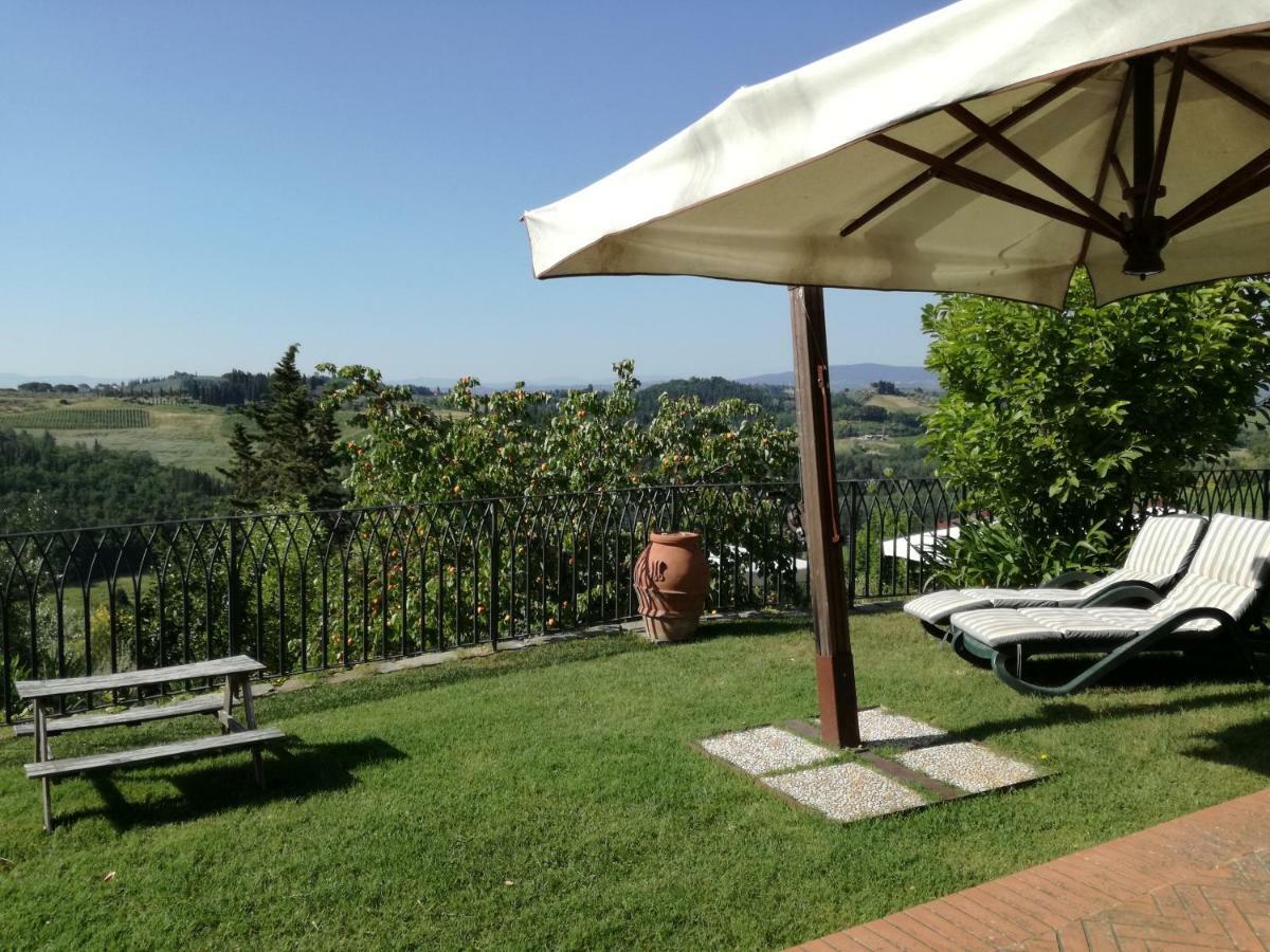 Ferienwohnung La Rocca Di Montalbino Montespertoli Exterior foto